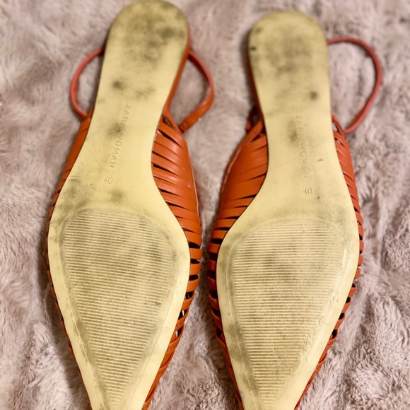 ZARA Slingback pointed toe flats - Picture 4 of 4